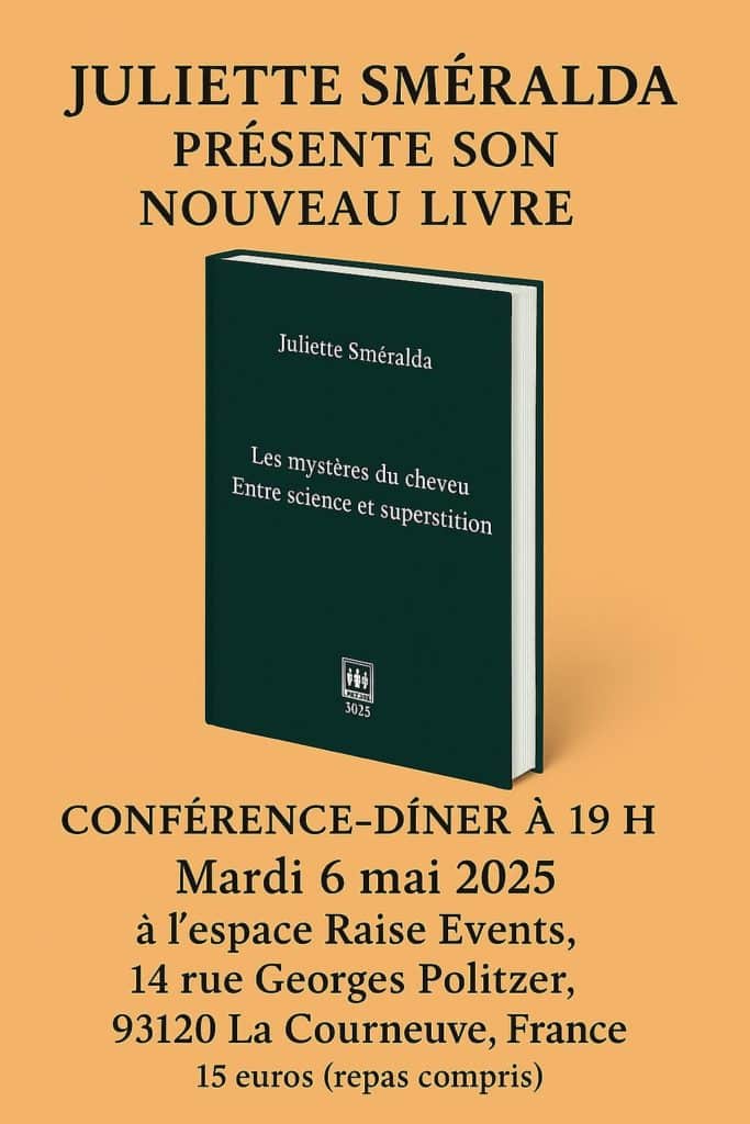 La sociologue Juliette SMERALDA présente son livre intitulé Les mystères du cheveu - Entre science et superstition.